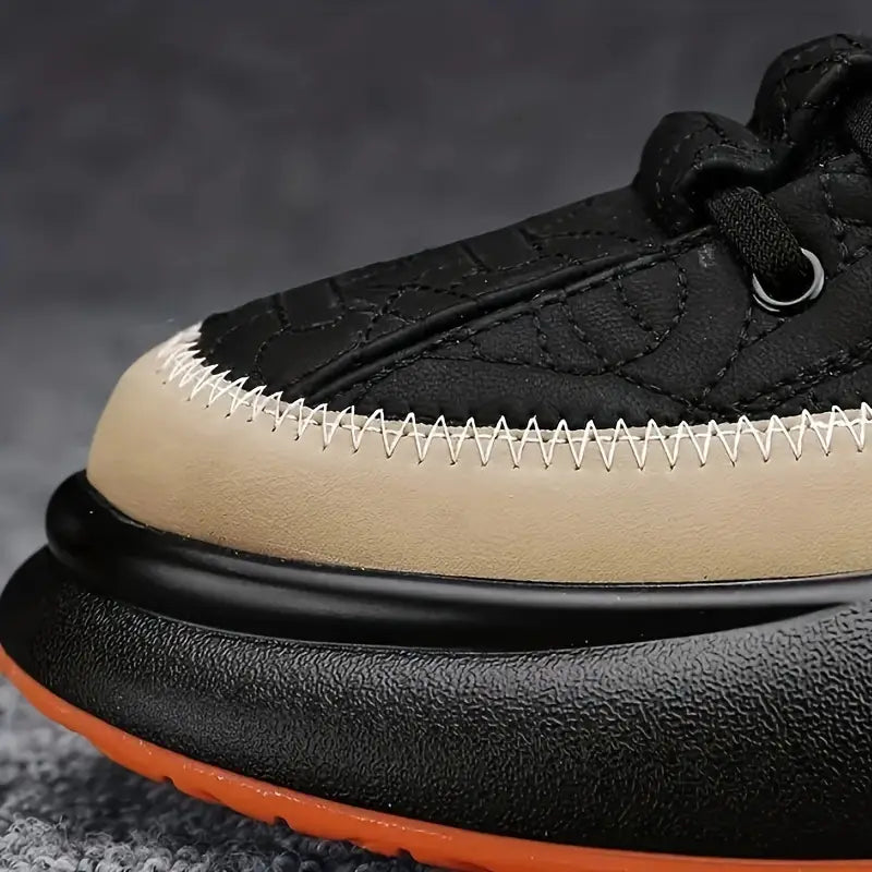 Tênis Masculino de Couro Casual Air Bounce