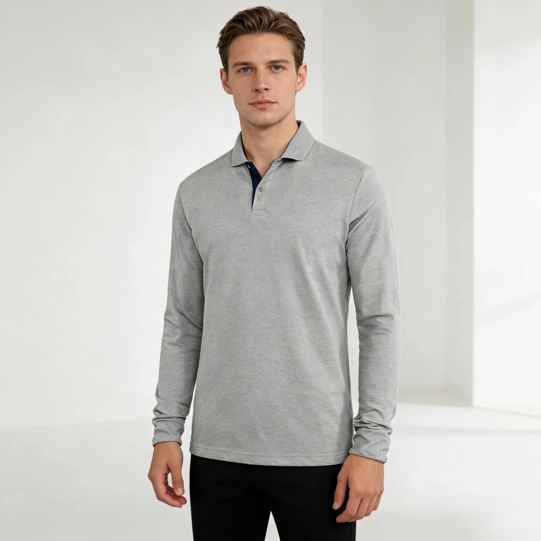 Camisa Polo Masculina Alta Gramatura ALBDAY