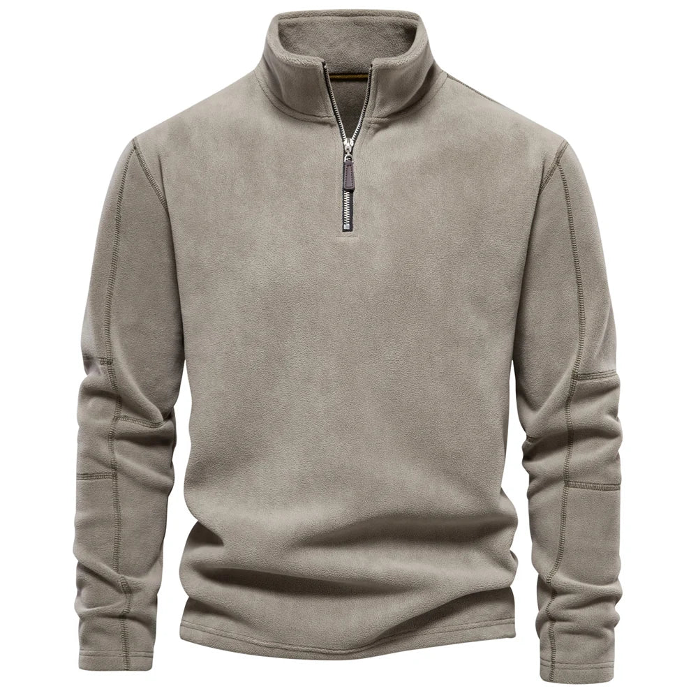 Suéter Masculino Fleece com Zíper ALBACK