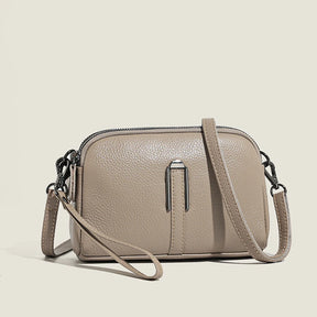 Bolsa Feminina Transversal de Couro Legítimo