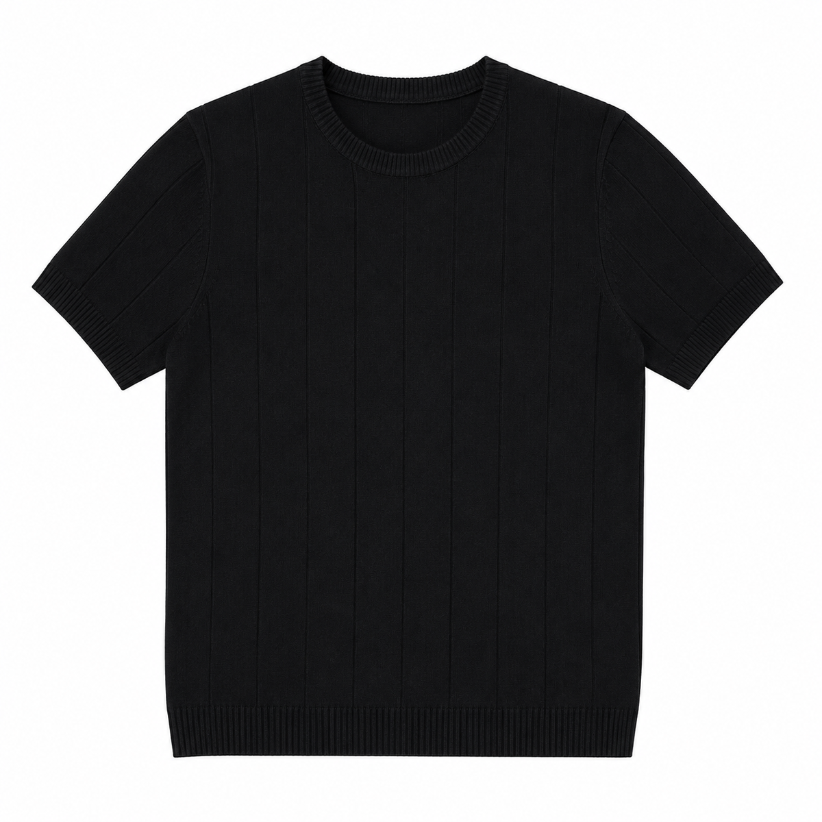 Camiseta Masculina Premium em Tricot Canelado Alback