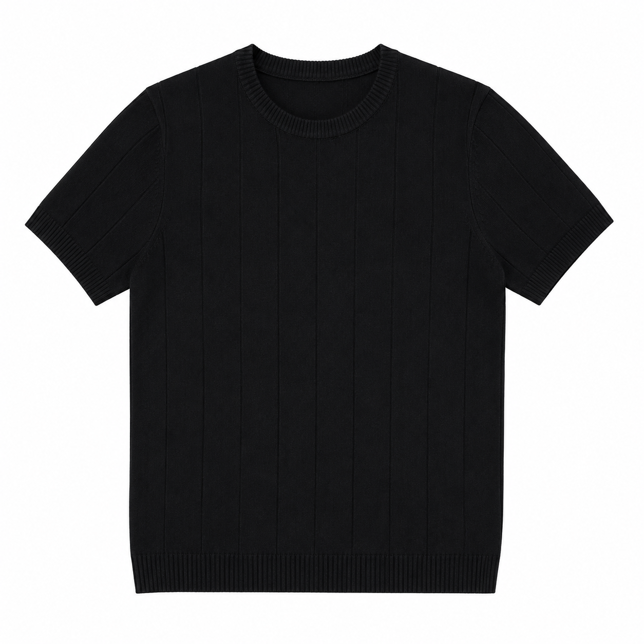 Camiseta Masculina Premium em Tricot Canelado Alback