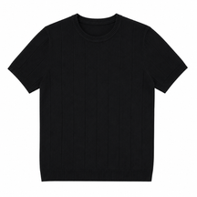 Camiseta Masculina Premium em Tricot Canelado Alback