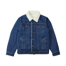 Jaqueta Masculina Jeans Forrada com Pelo ALBACK