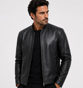 Jaqueta Masculina de Couro AlbackSport