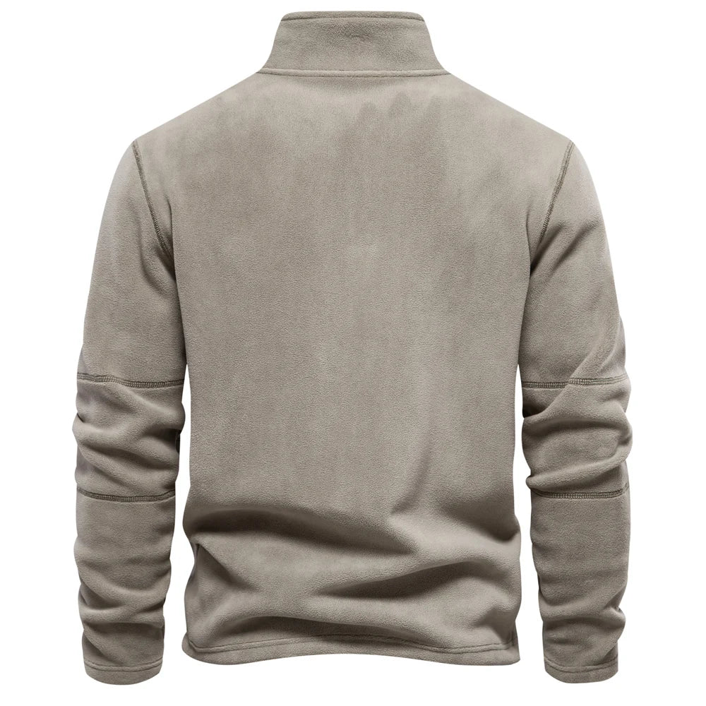 Suéter Masculino Fleece com Zíper ALBACK