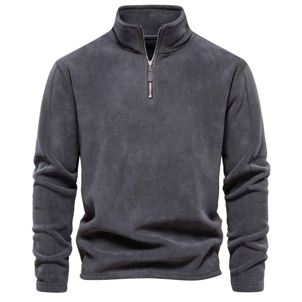 Suéter Masculino Fleece com Zíper ALBACK