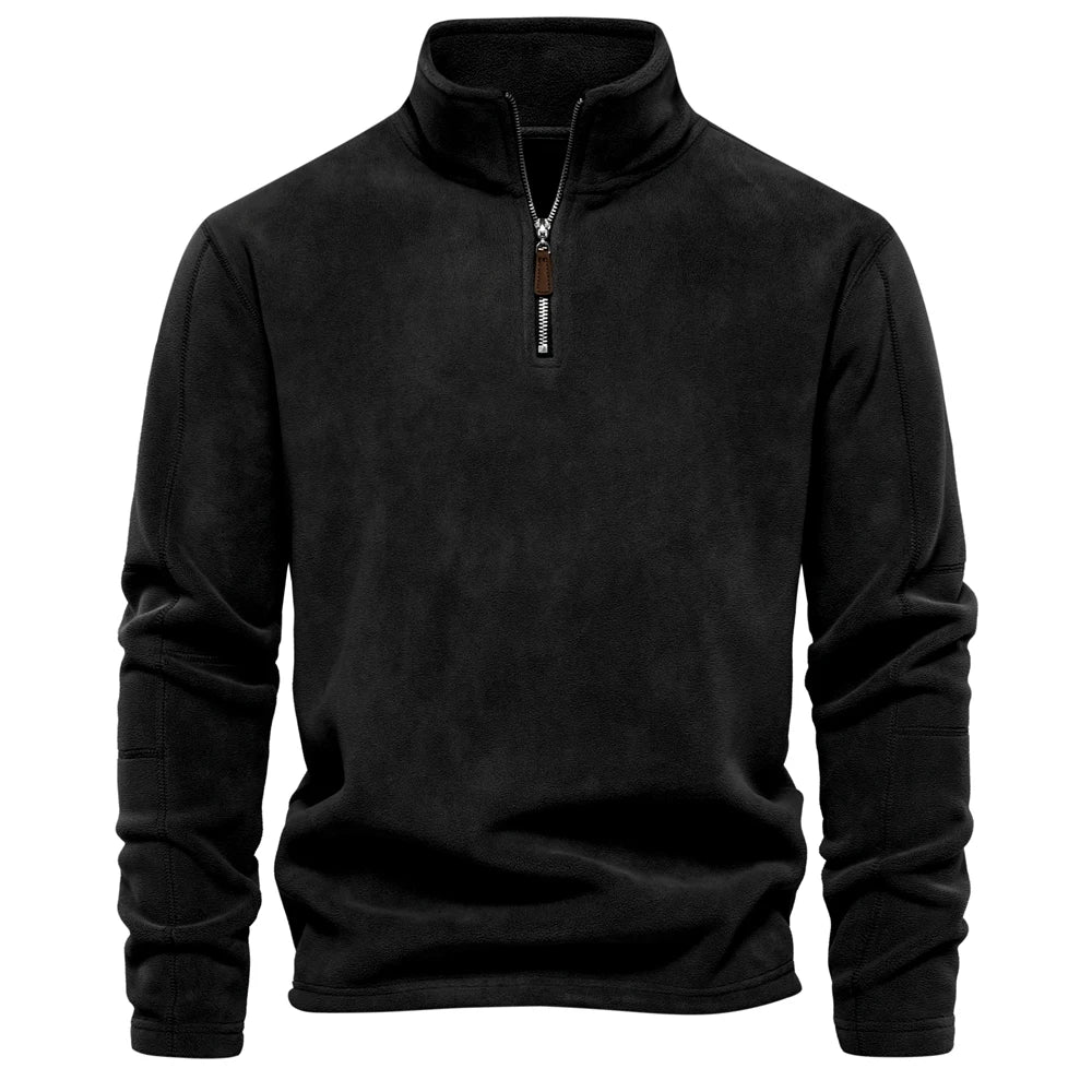 Suéter Masculino Fleece com Zíper ALBACK