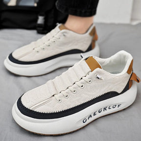 Tênis Masculino de Couro Sintético Casual Air Bounce