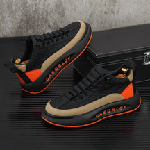 Tênis Masculino de Couro Sintético Casual Air Bounce
