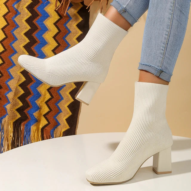 Bota Daylight- Meia Tricô Knit