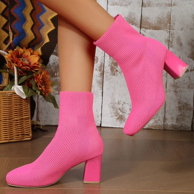 Bota Daylight- Meia Tricô Knit