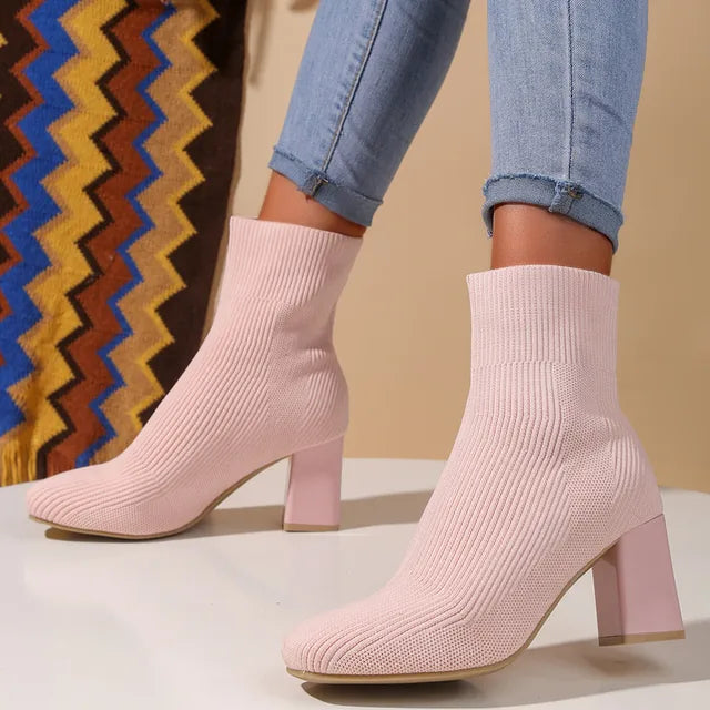 Bota Daylight- Meia Tricô Knit