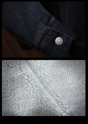 Jaqueta Jeans Masculina Forro em Lã